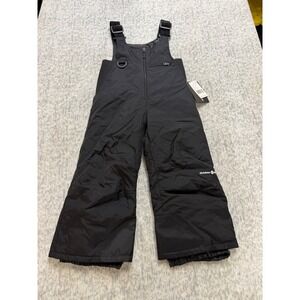 Outdoor Gear Toddler Peak Bib Black Insulated Snow Pants Overalls 6816R Size 4